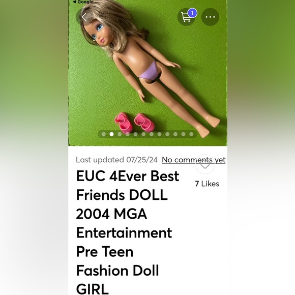 Mga entertainment forever best friends doll! Brown hair, green eyes, 10 in tall - Picture 10 of 13